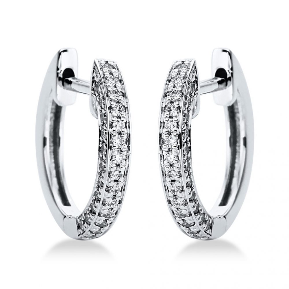 Whitegold Diamond Earrings