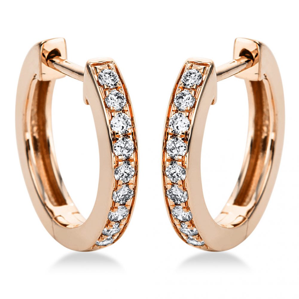 Redgold Diamond Earrings