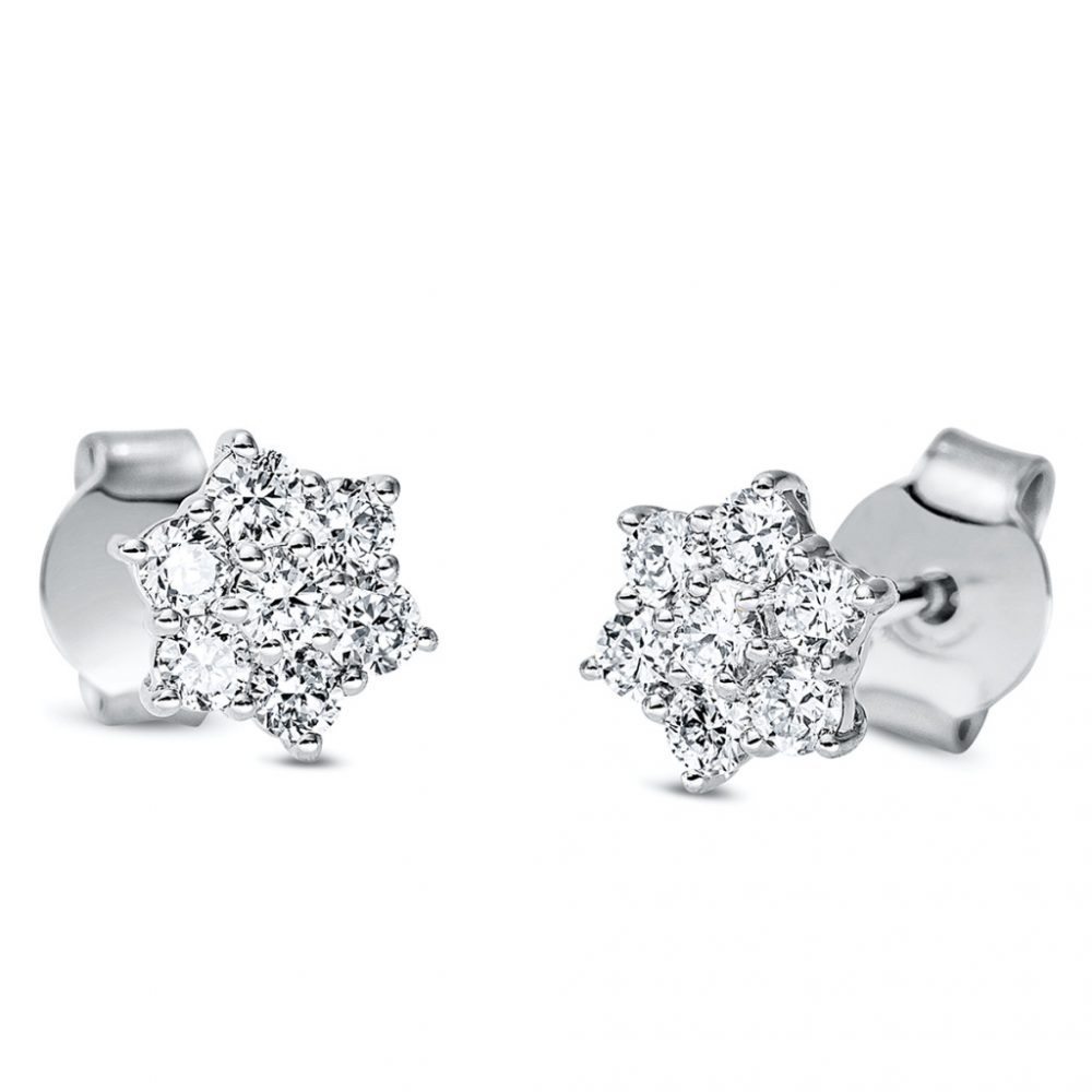 Whitegold Diamond Earrings