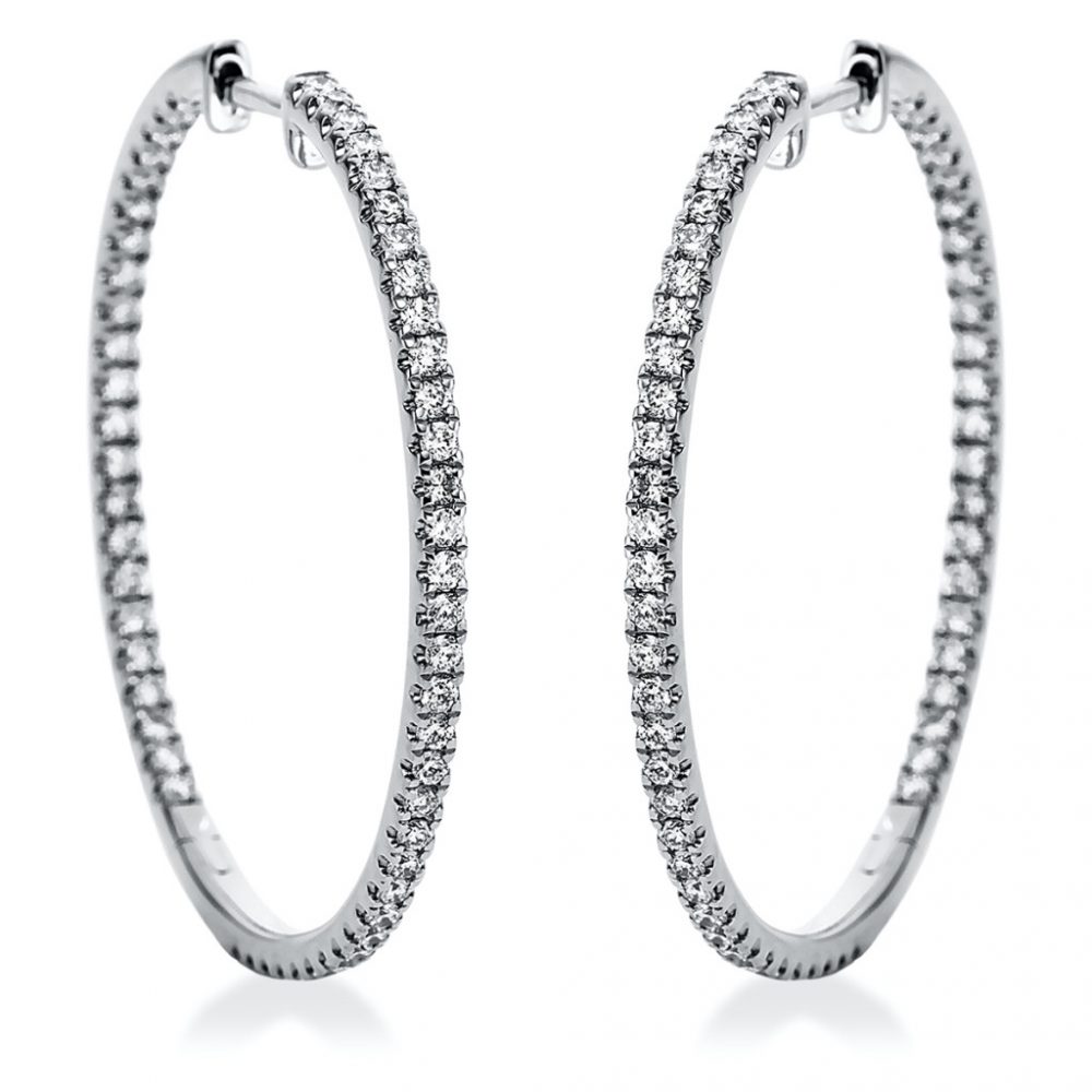 Whitegold Diamond Earrings