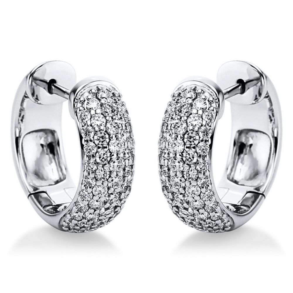 Whitegold Diamond Earrings