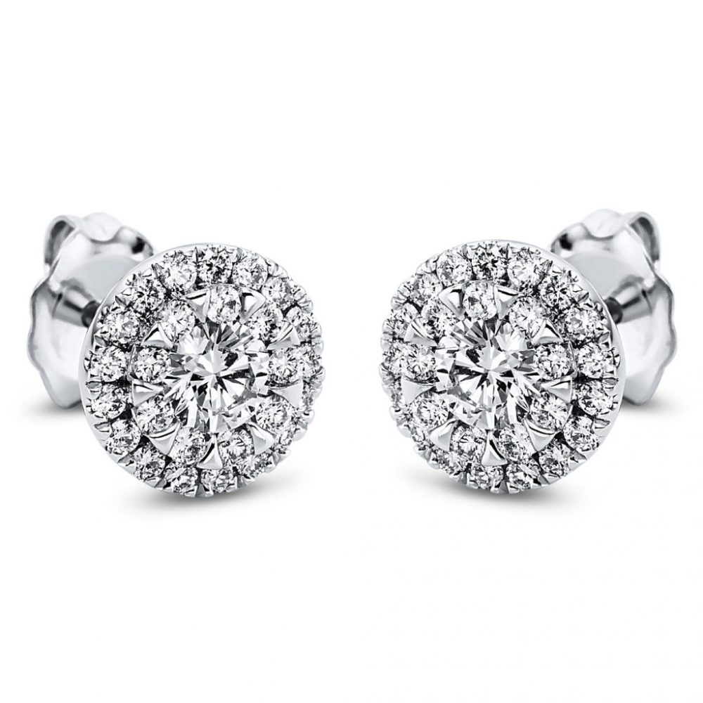 Whitegold Diamond Earrings