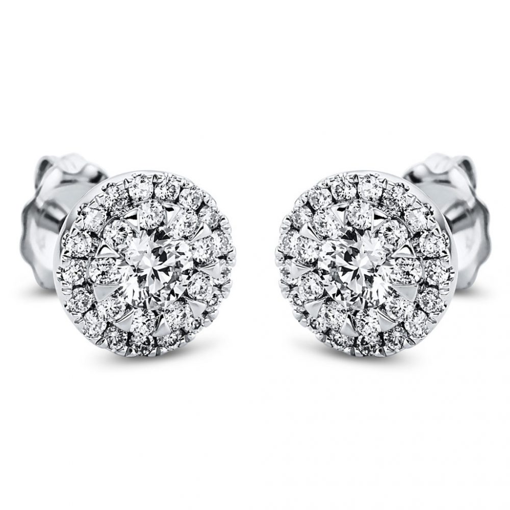 Whitegold Diamond Earrings