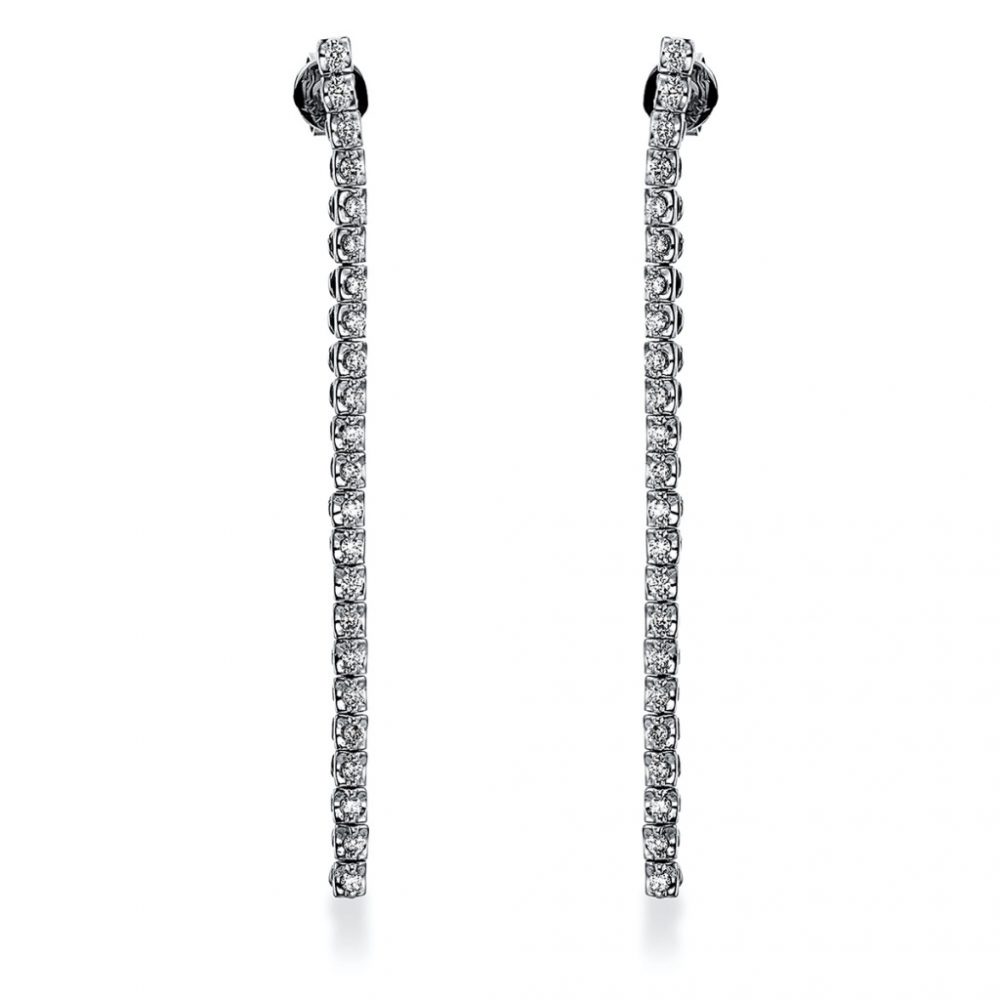 Whitegold Diamond Earrings