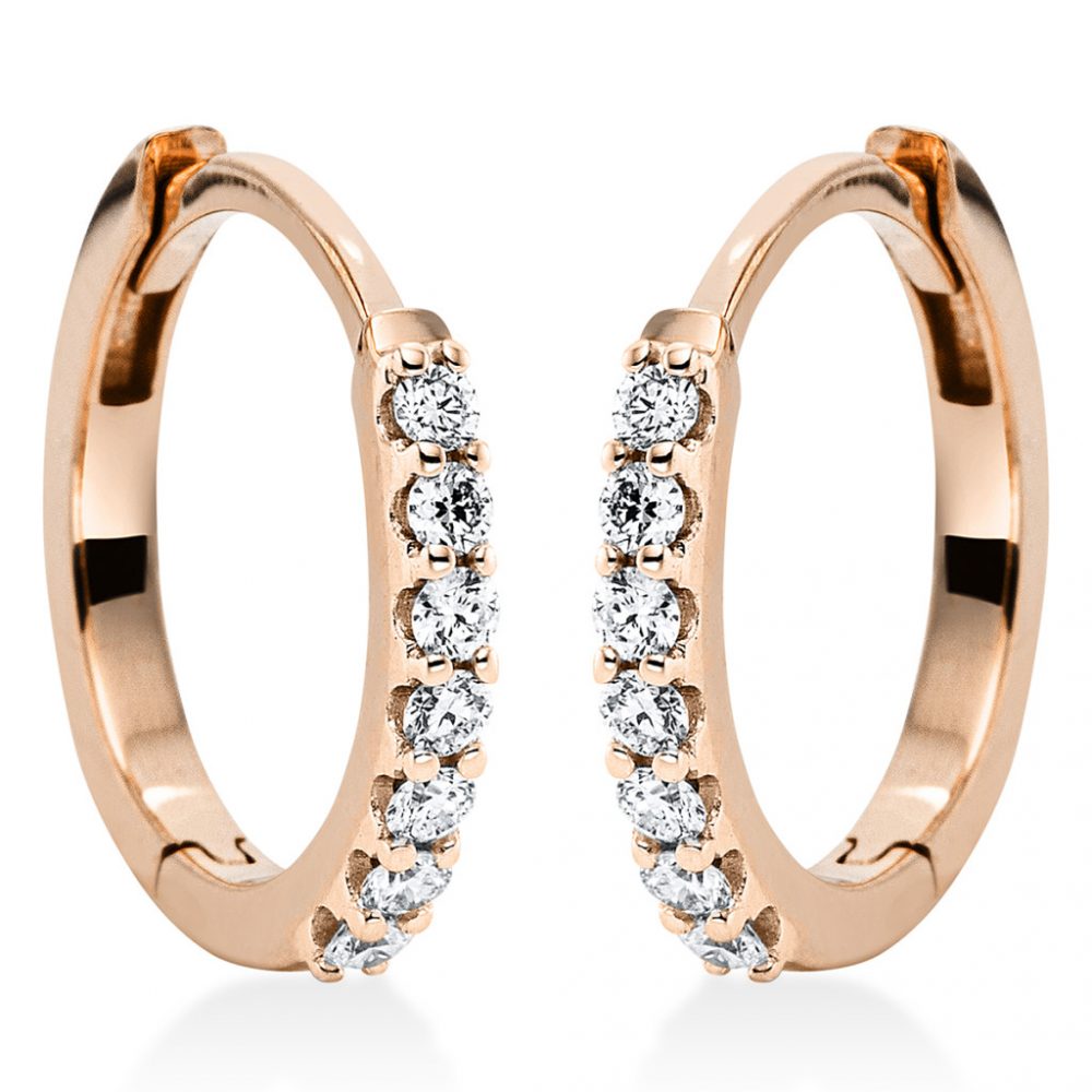 Redgold Diamond Earrings