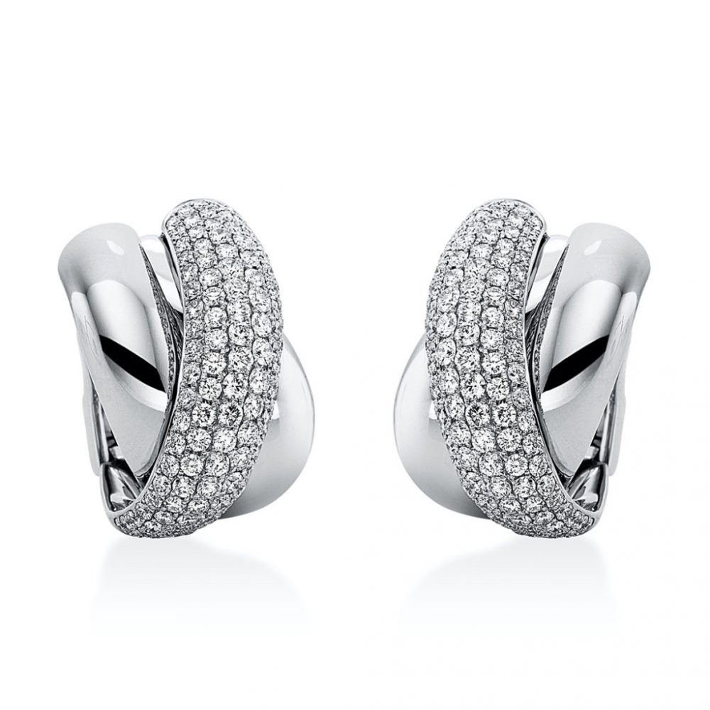 Whitegold Diamond Earrings