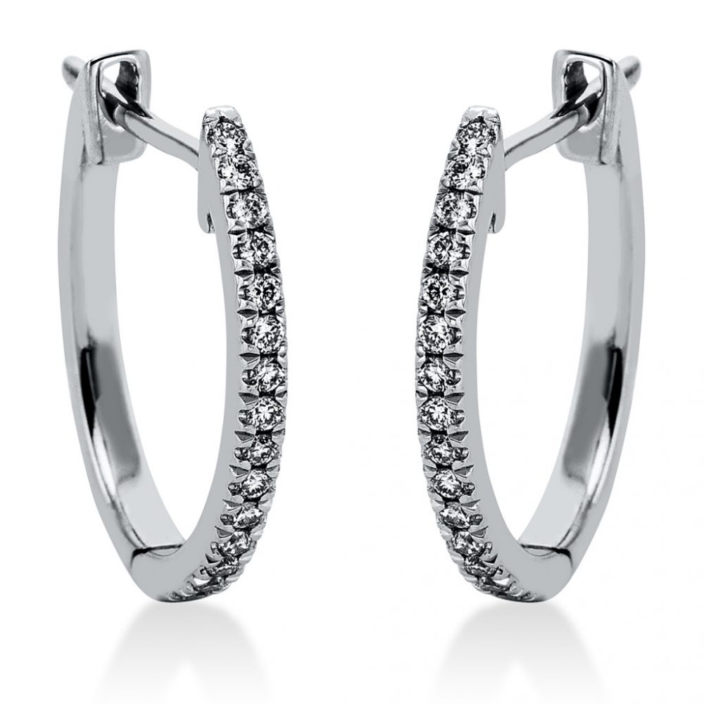 Whitegold Diamond Earrings