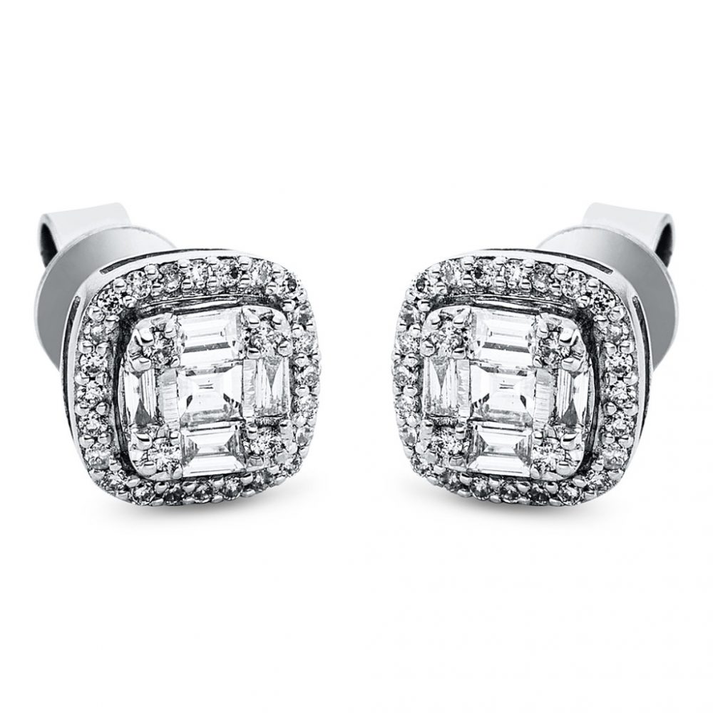 Whitegold Diamond Earrings