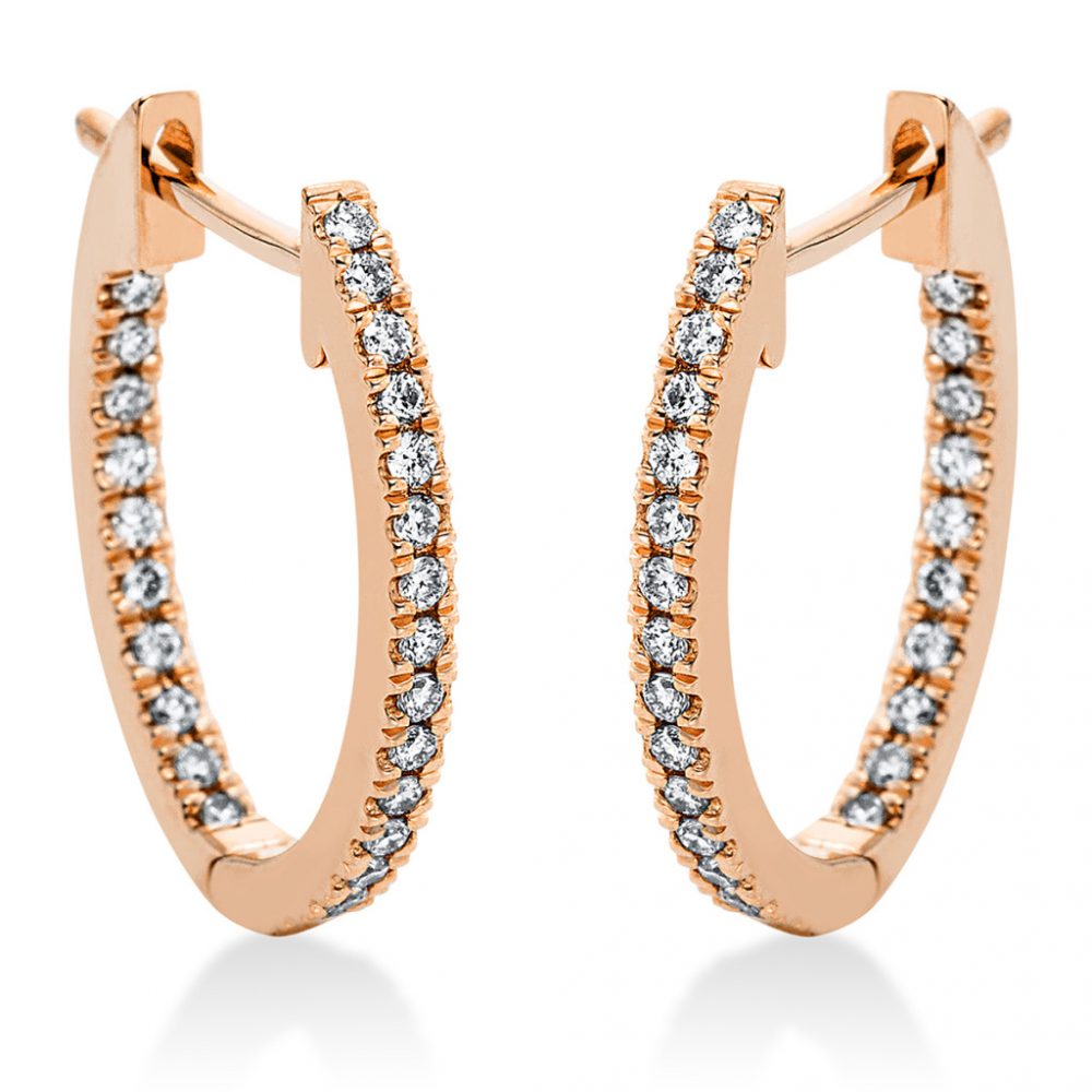 Redgold Diamond Earrings