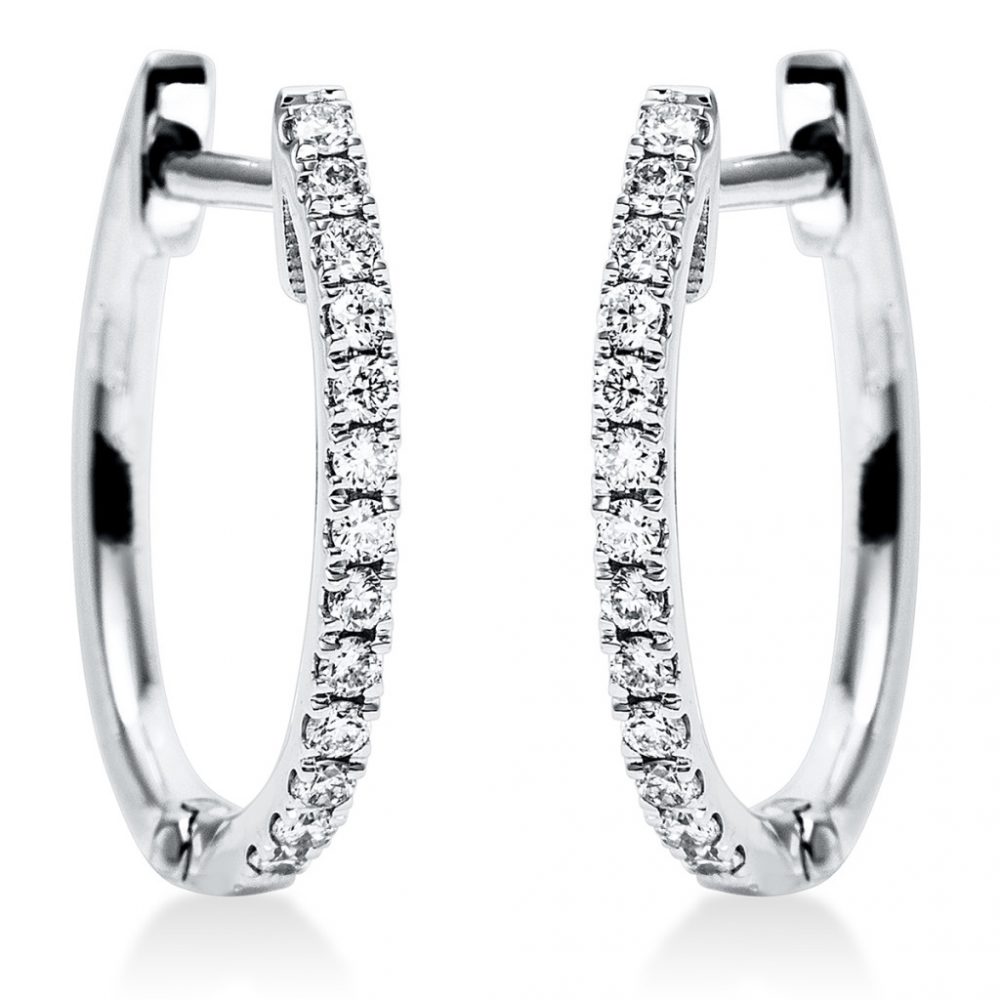 Whitegold Diamond Earrings