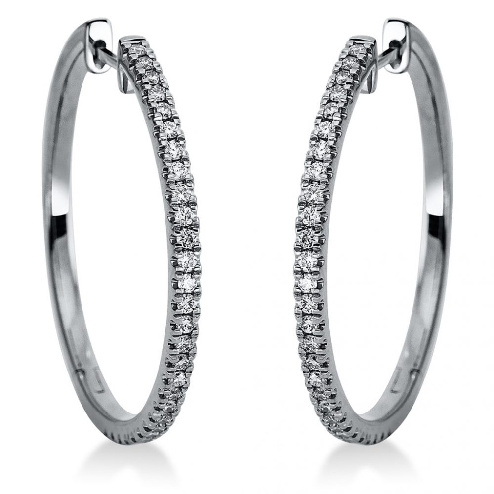 Whitegold Diamond Earrings