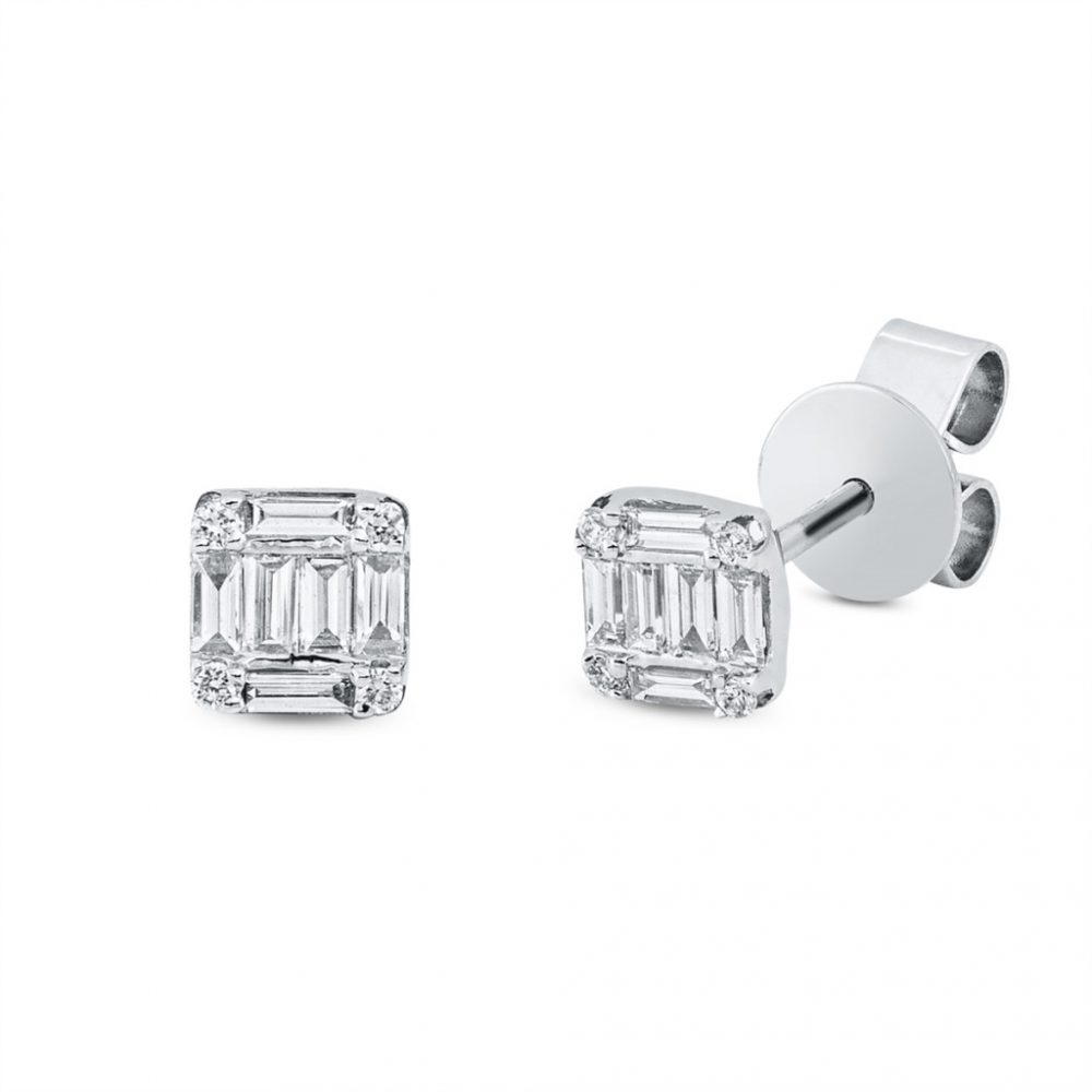 Whitegold Diamond Earrings