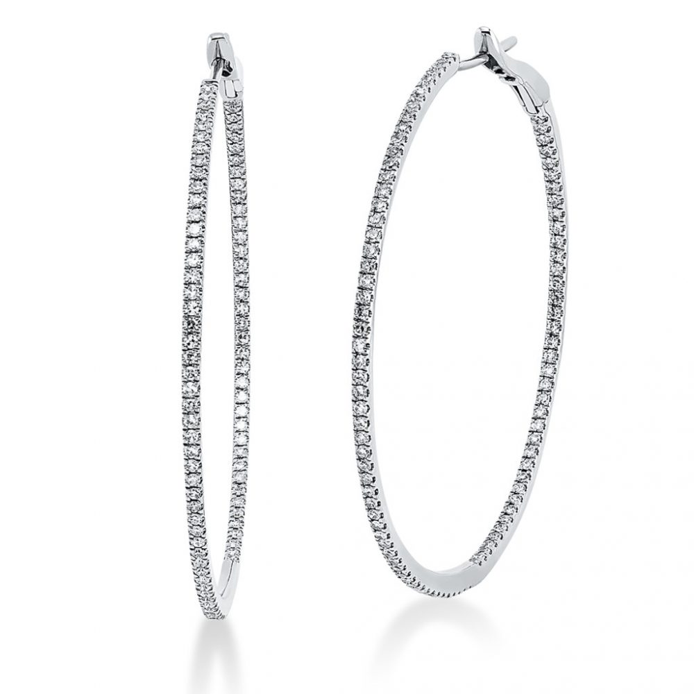 Whitegold Diamond Earrings