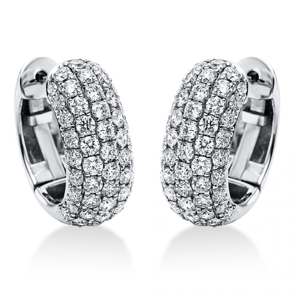 Whitegold Diamond Earrings