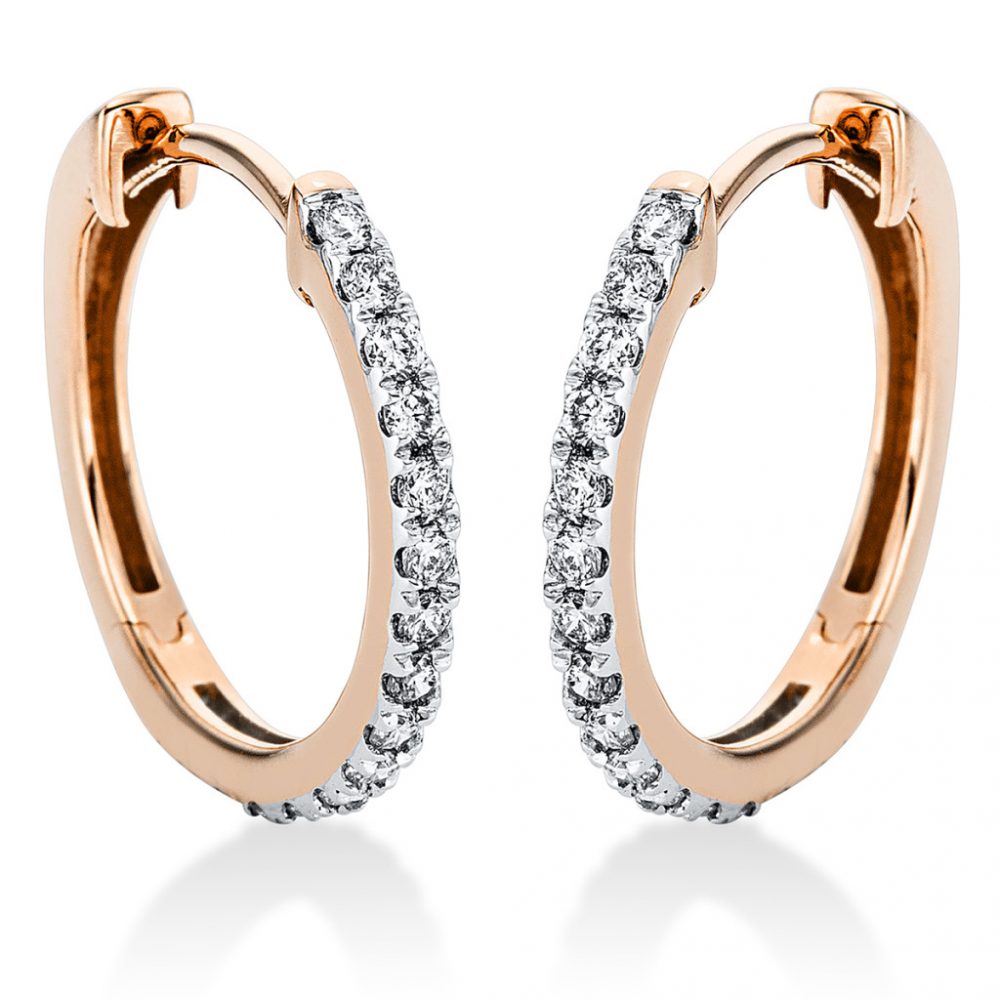 Redgold Diamond Earrings