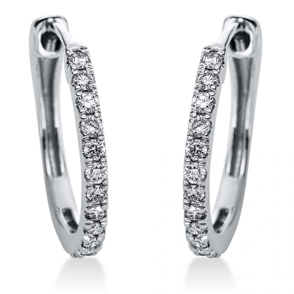 Whitegold Diamond Earrings