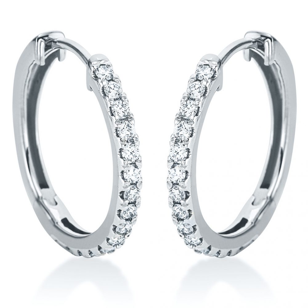 Whitegold Diamond Earrings