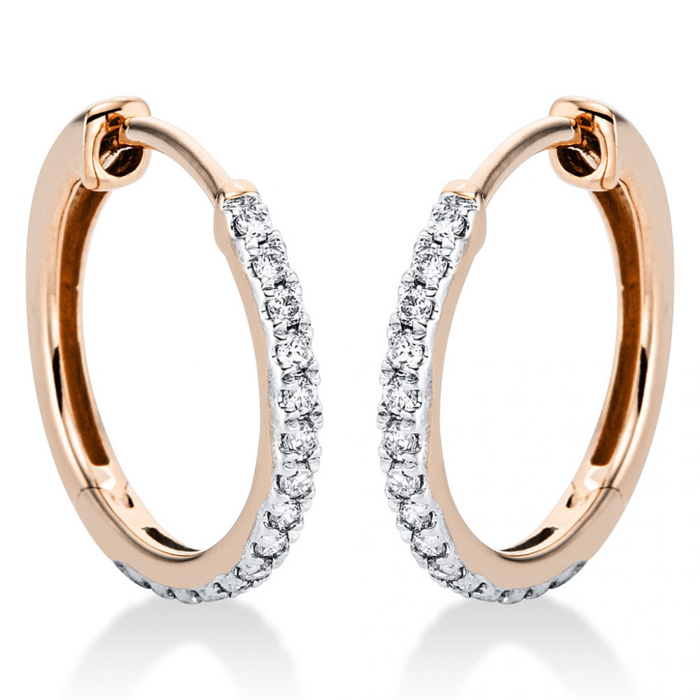 Redgold Diamond Earrings