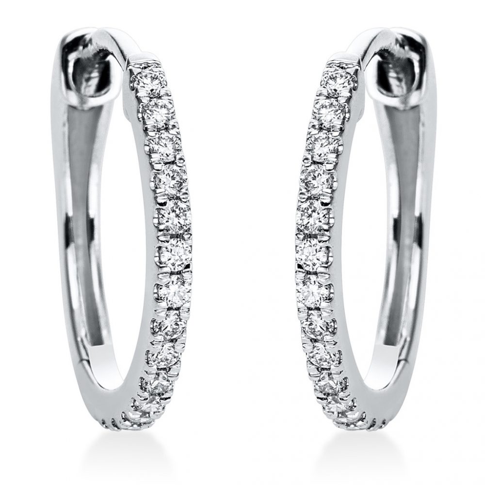 Whitegold Diamond Earrings