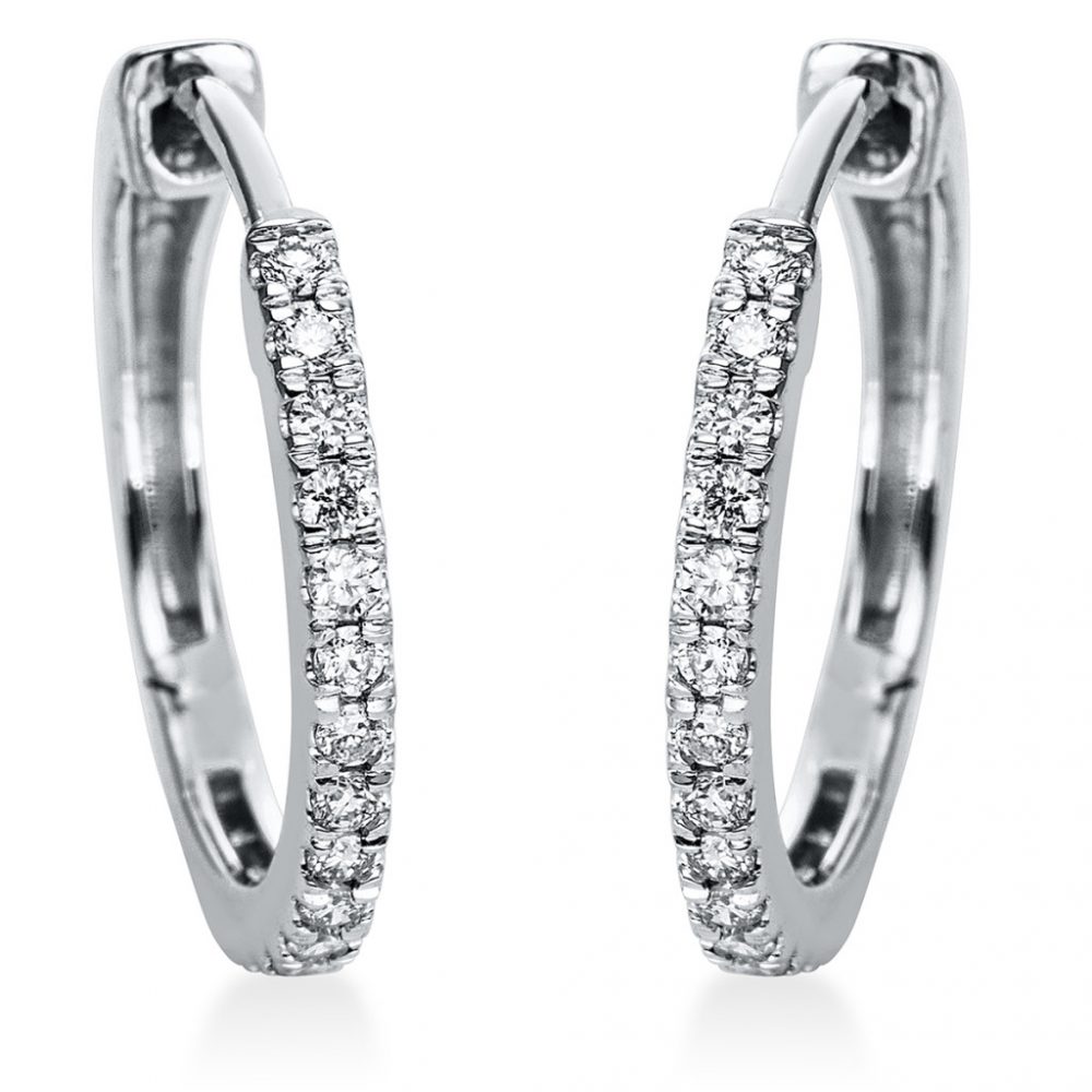 Whitegold Diamond Earrings