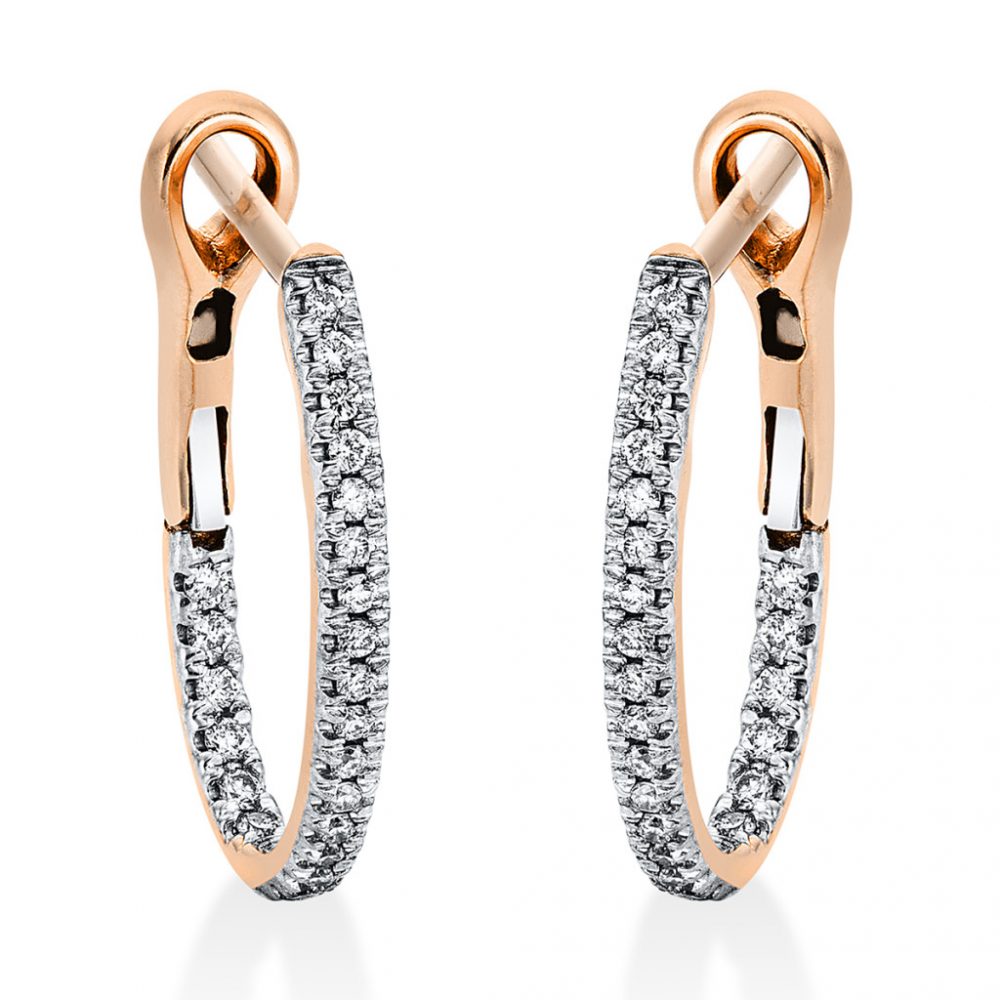 Redgold Diamond Earrings