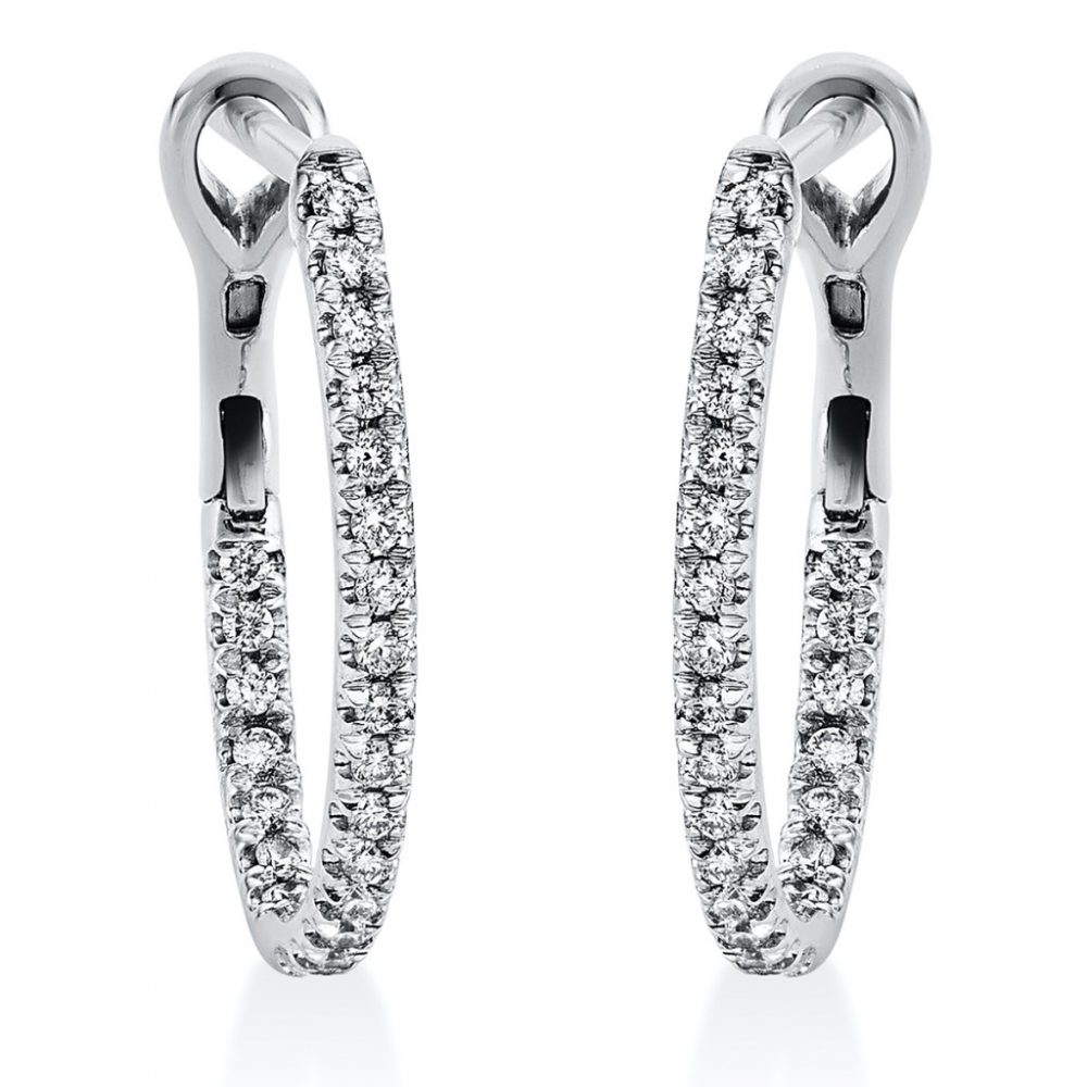 Whitegold Diamond Earrings