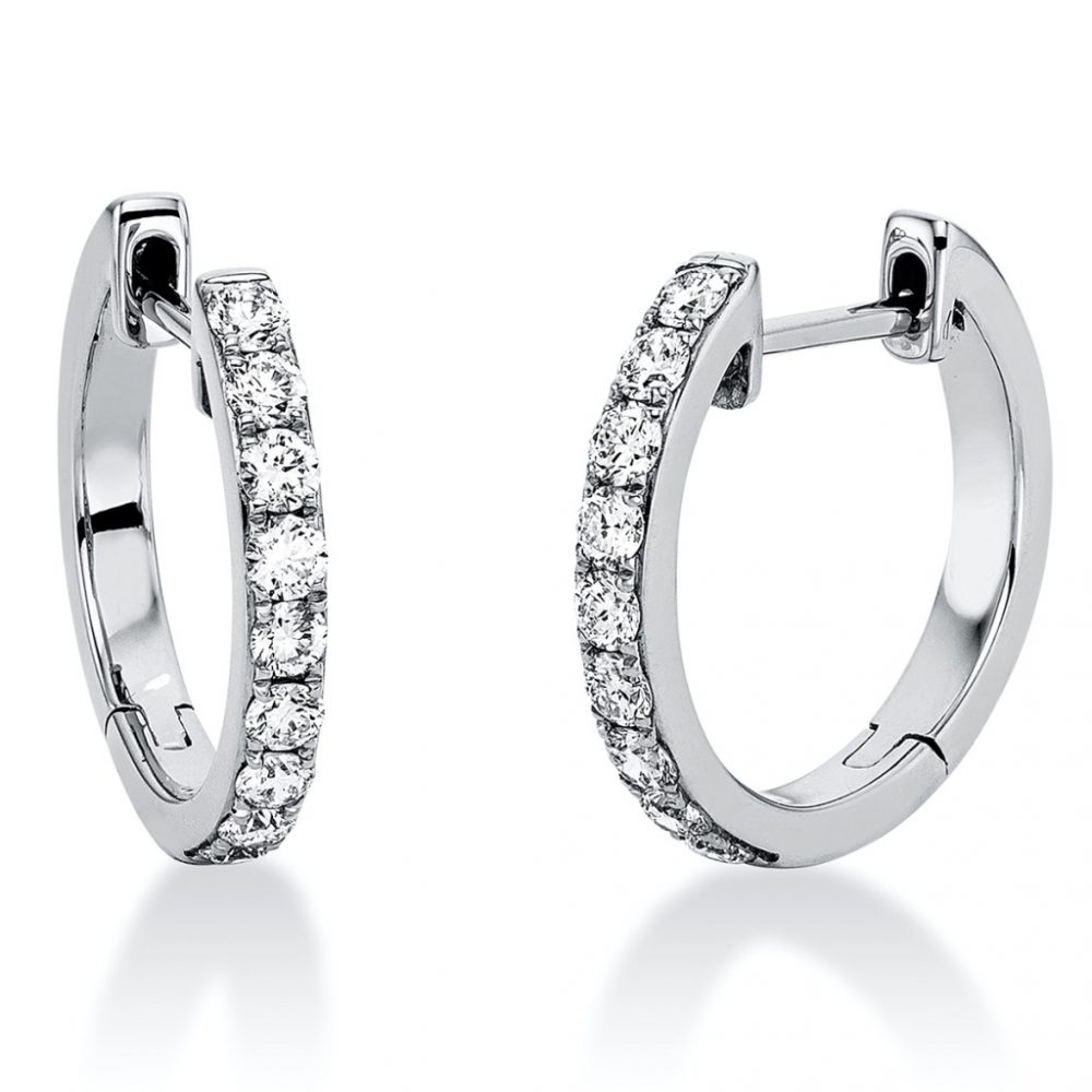 Whitegold Diamond Earrings