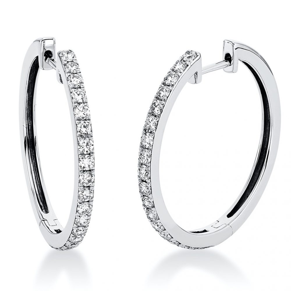 Whitegold Diamond Earrings