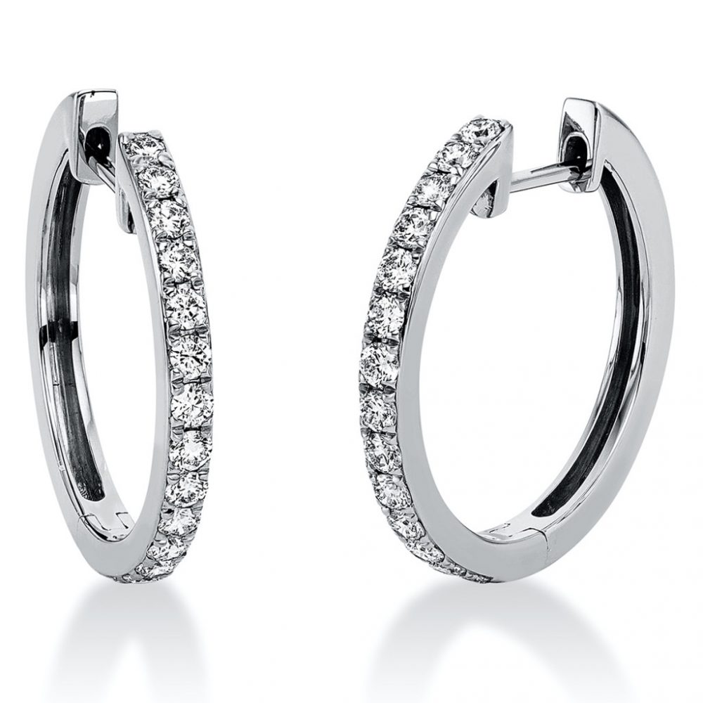 Whitegold Diamond Earrings