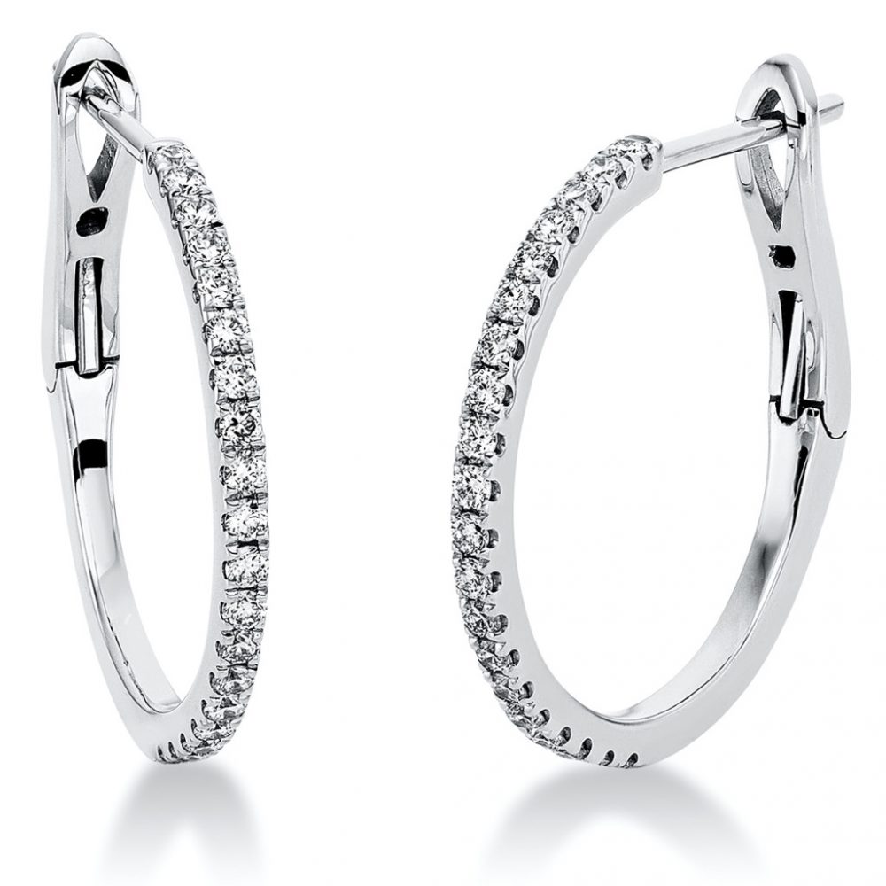 Whitegold Diamond Earrings