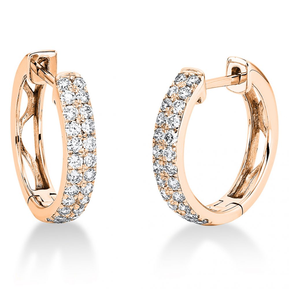 Redgold Diamond Earrings