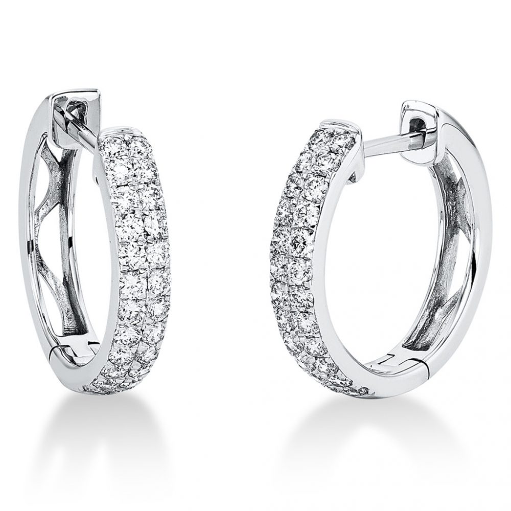 Whitegold Diamond Earrings