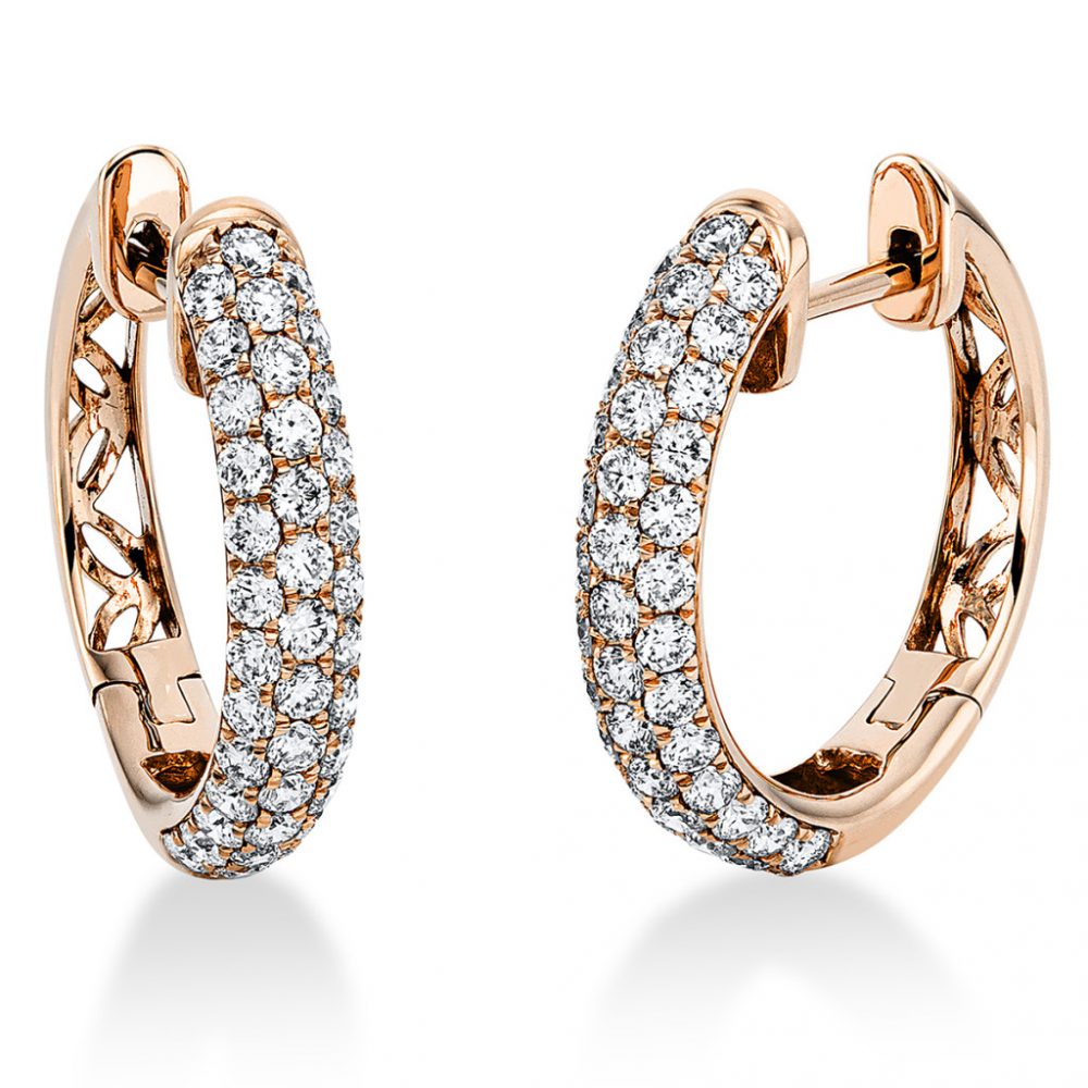 Redgold Diamond Earrings