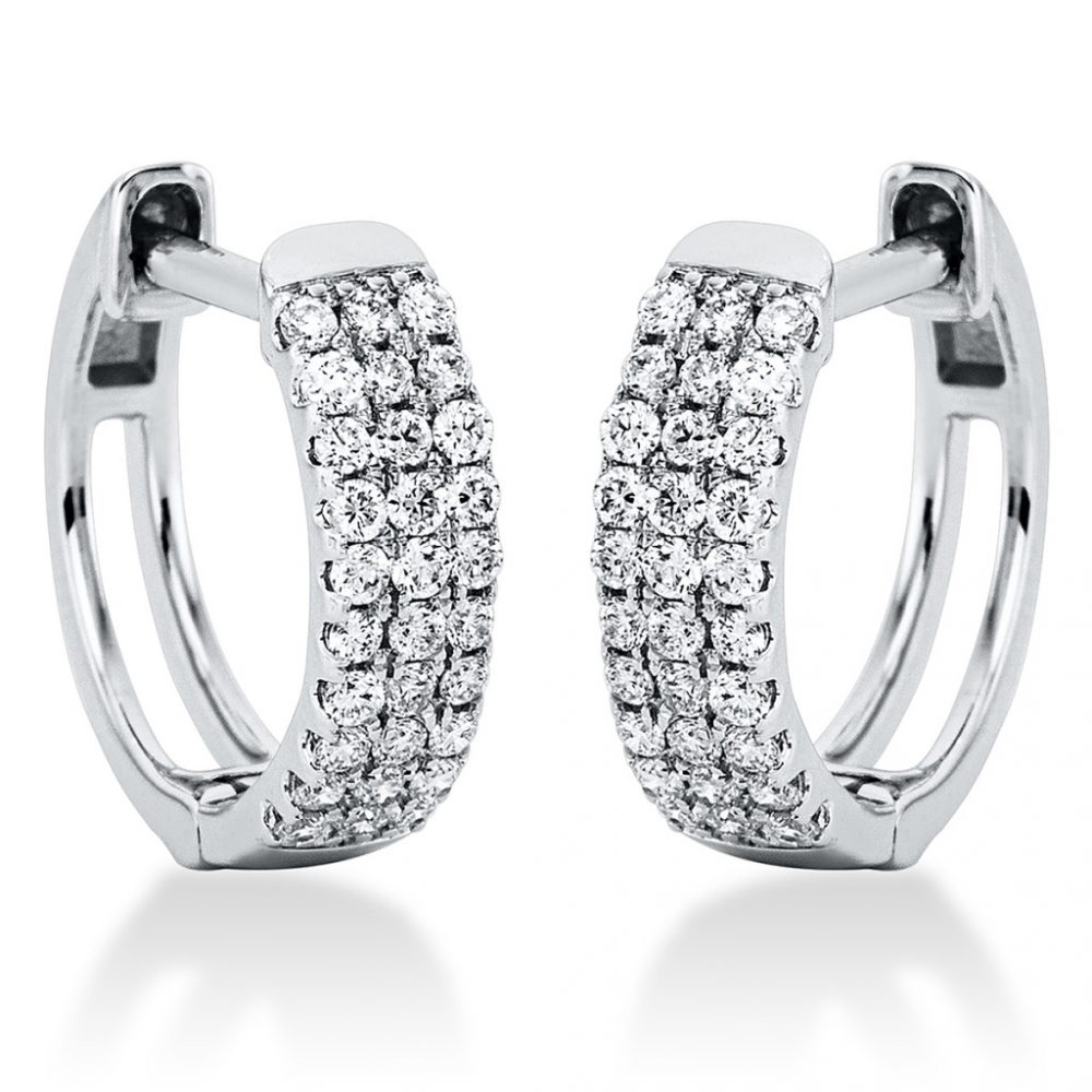 Whitegold Diamond Earrings