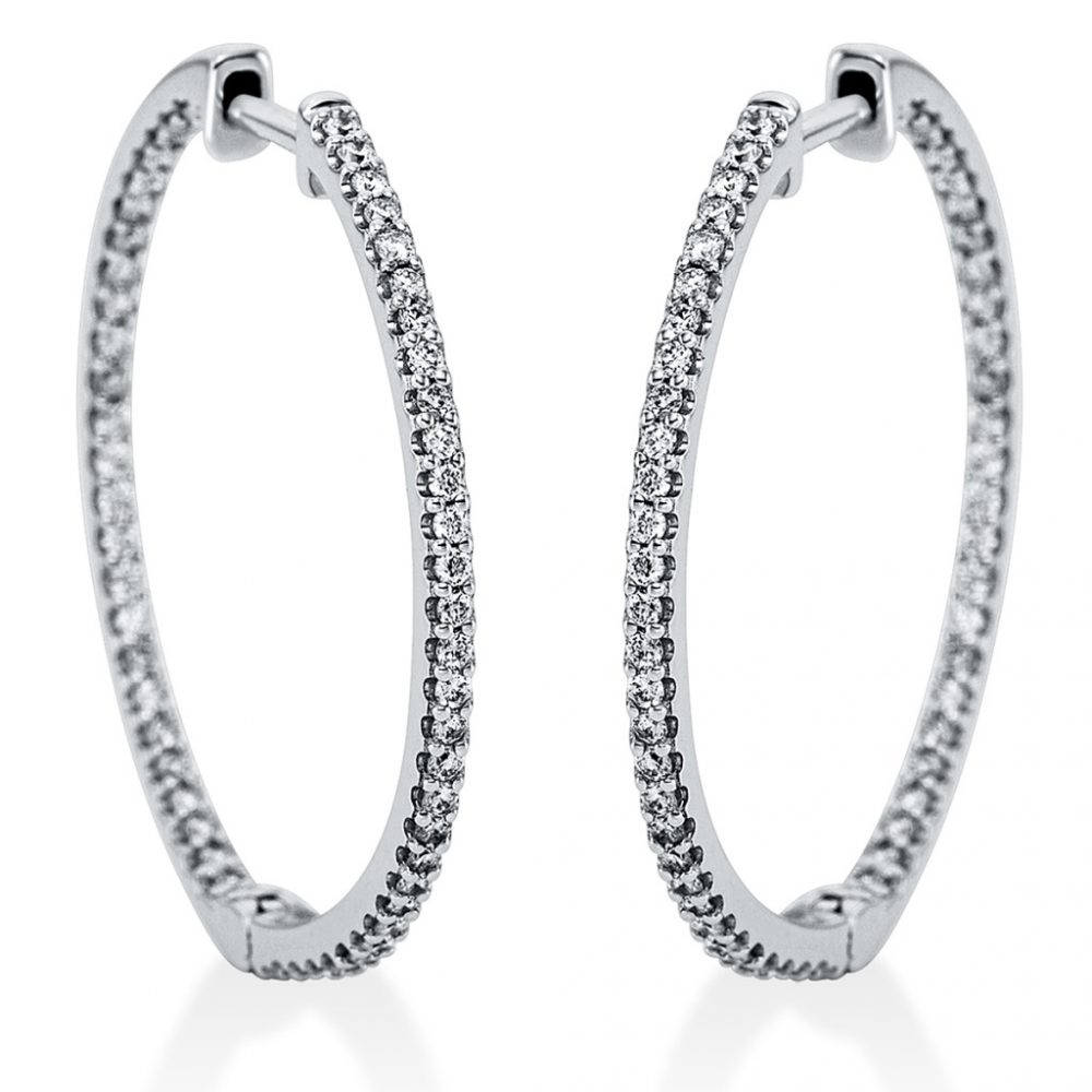 Whitegold Diamond Earrings