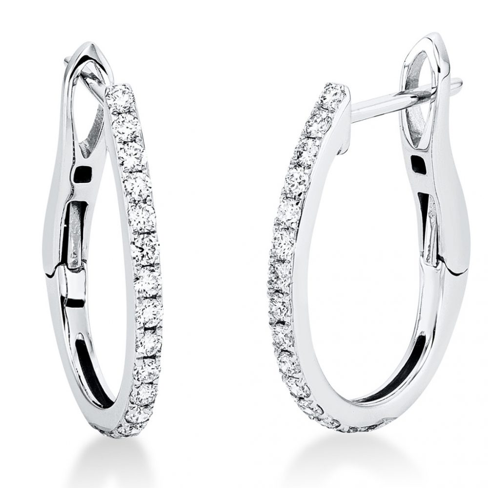 Whitegold Diamond Earrings