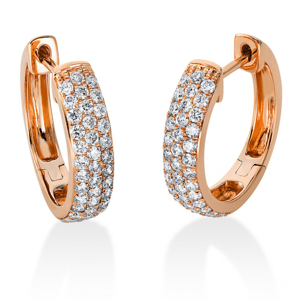 Redgold Diamond Earrings