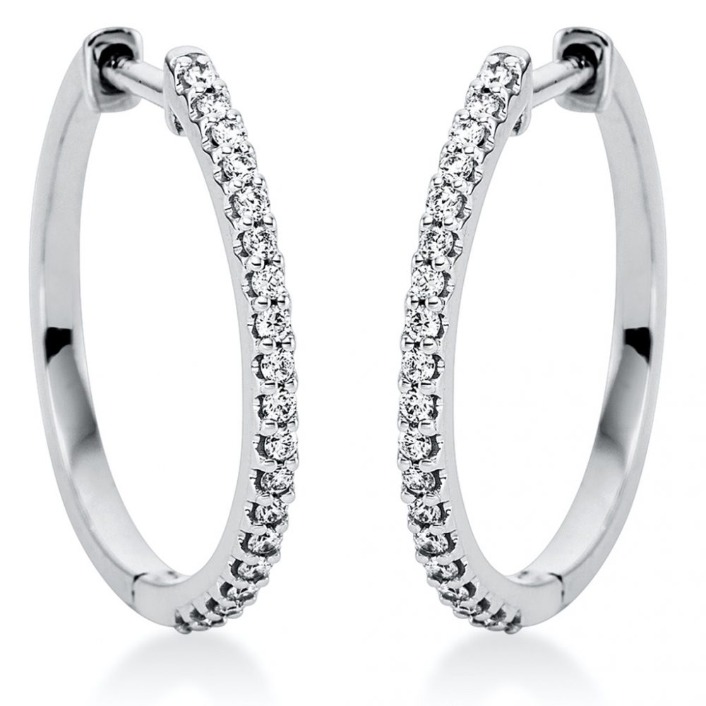 Whitegold Diamond Earrings