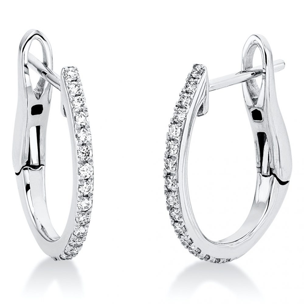 Whitegold Diamond Earrings