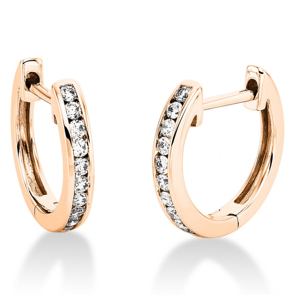 Redgold Diamond Earrings