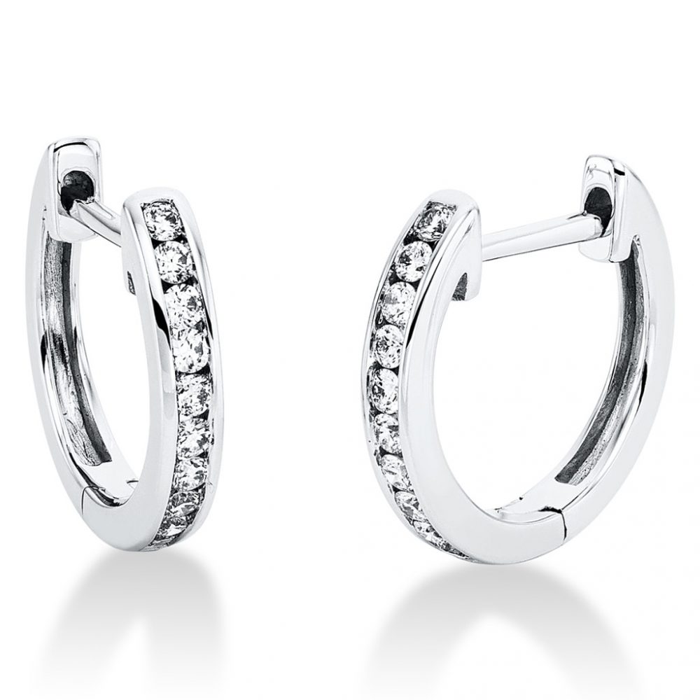 Whitegold Diamond Earrings