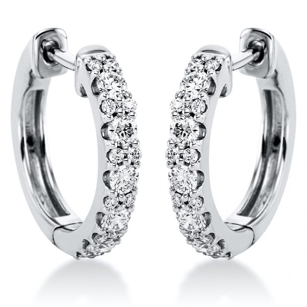 Whitegold Diamond Earrings