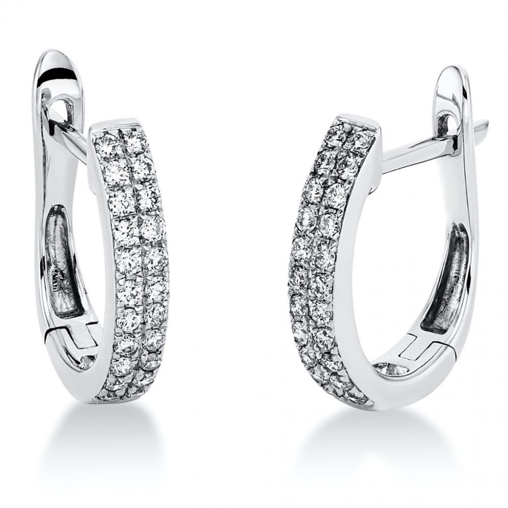 Whitegold Diamond Earrings