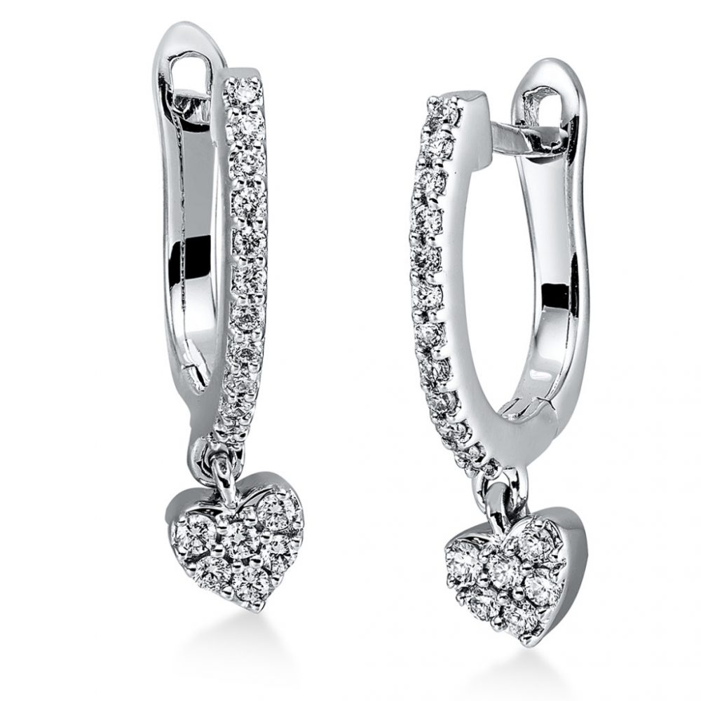 Whitegold Diamond Earrings