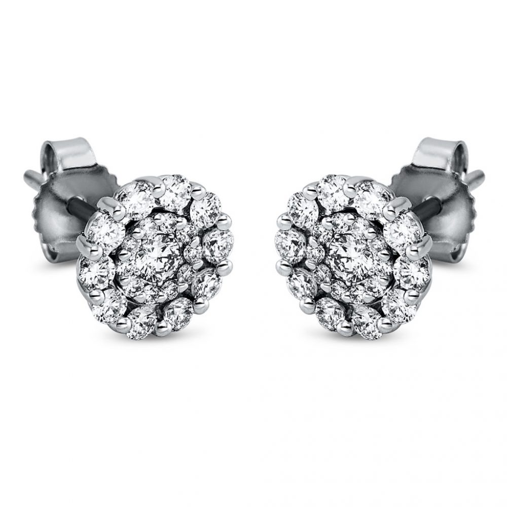 Whitegold Diamond Earrings