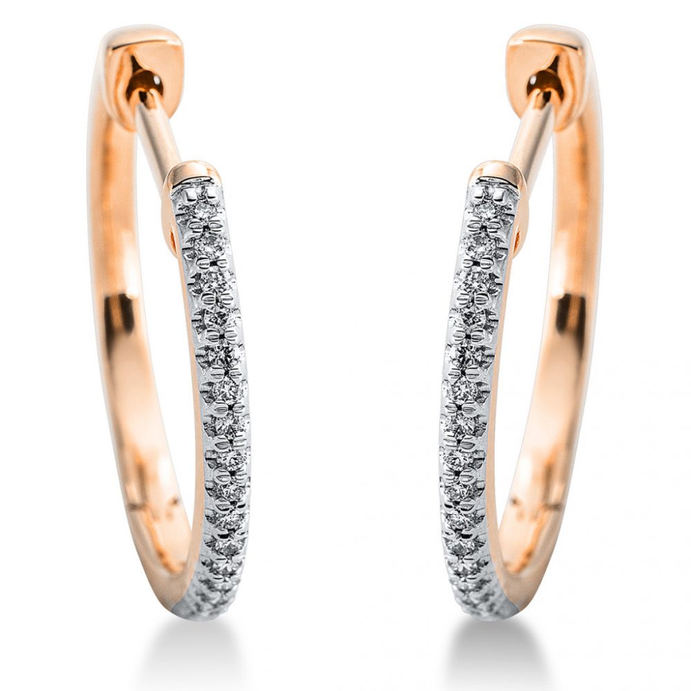 Redgold Diamond Earrings