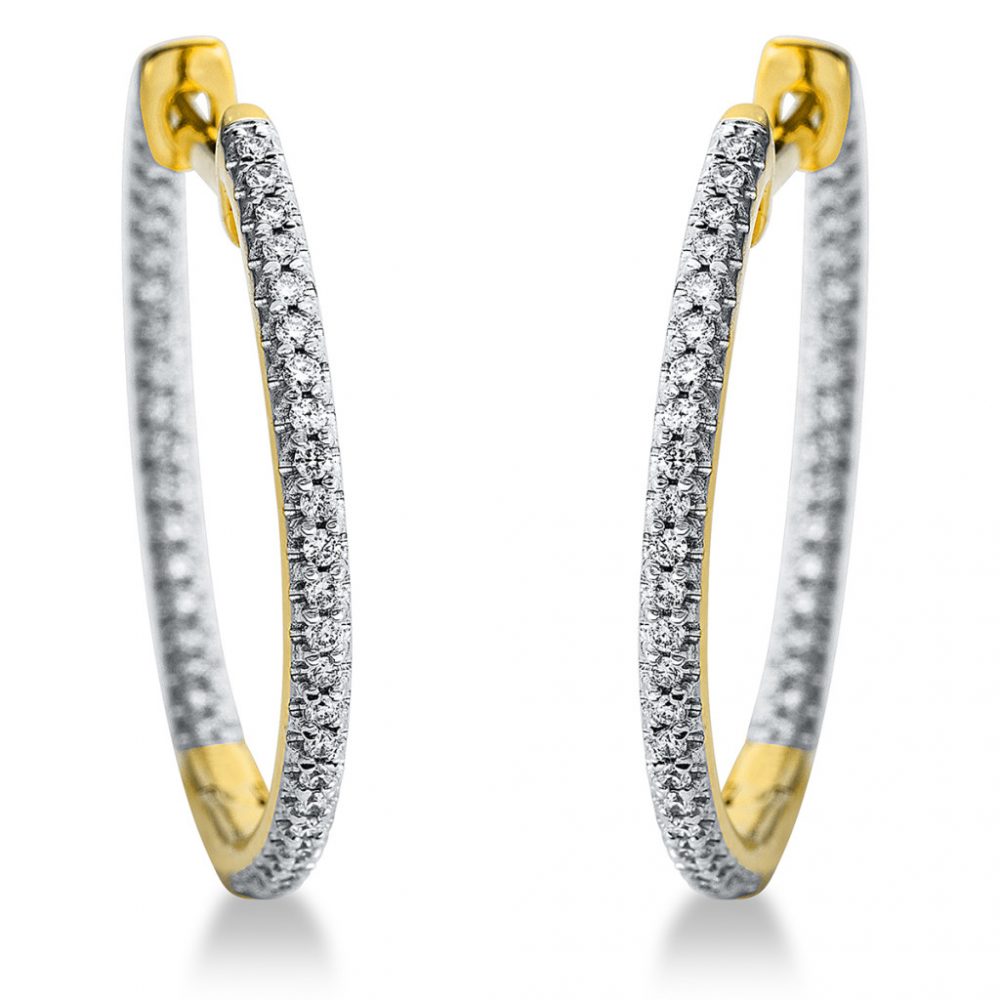 Yellowgold Diamond Earrings