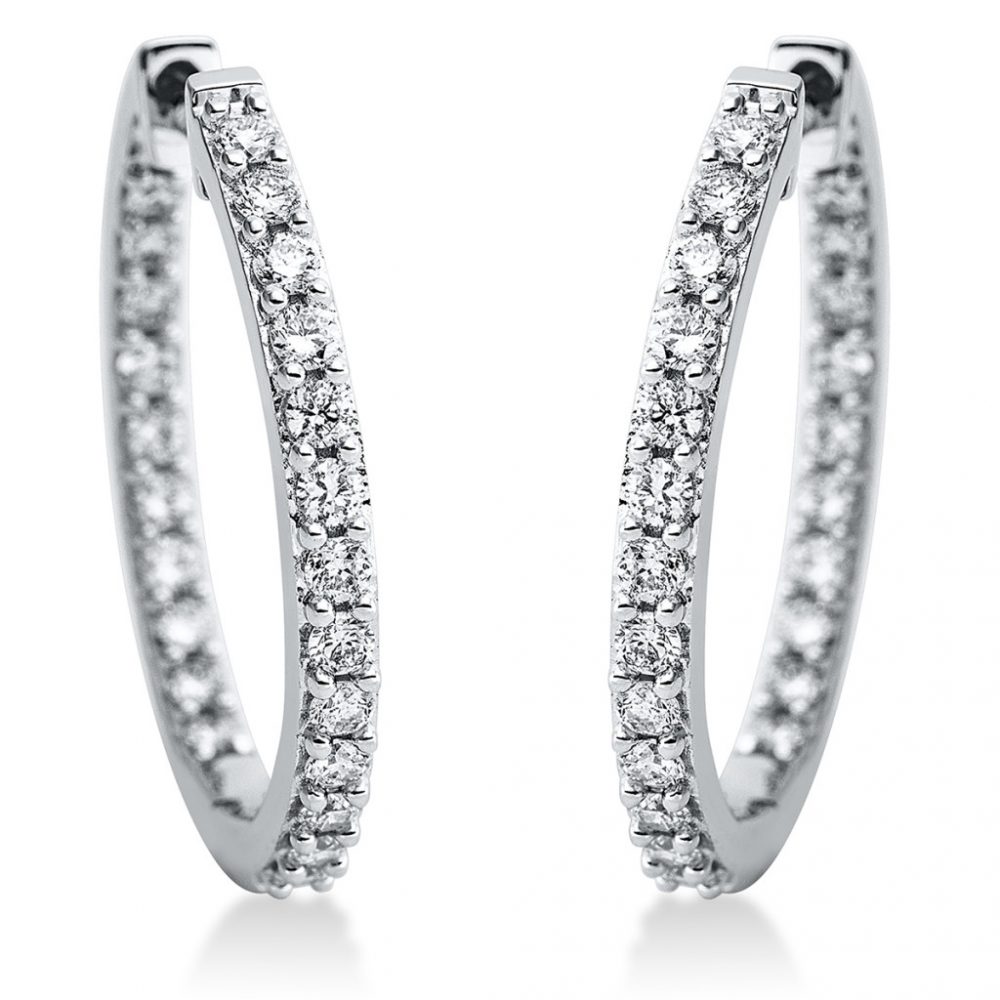 Whitegold Diamond Earrings