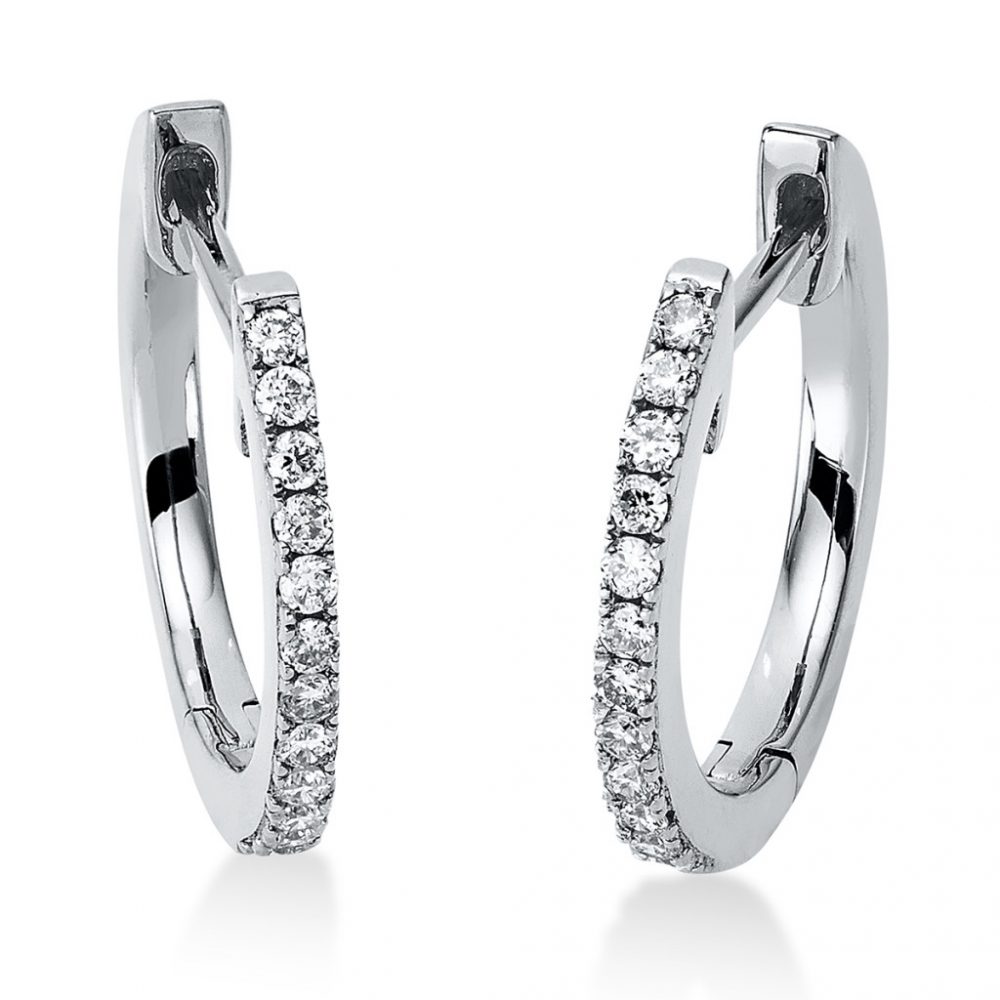 Whitegold Diamond Earrings