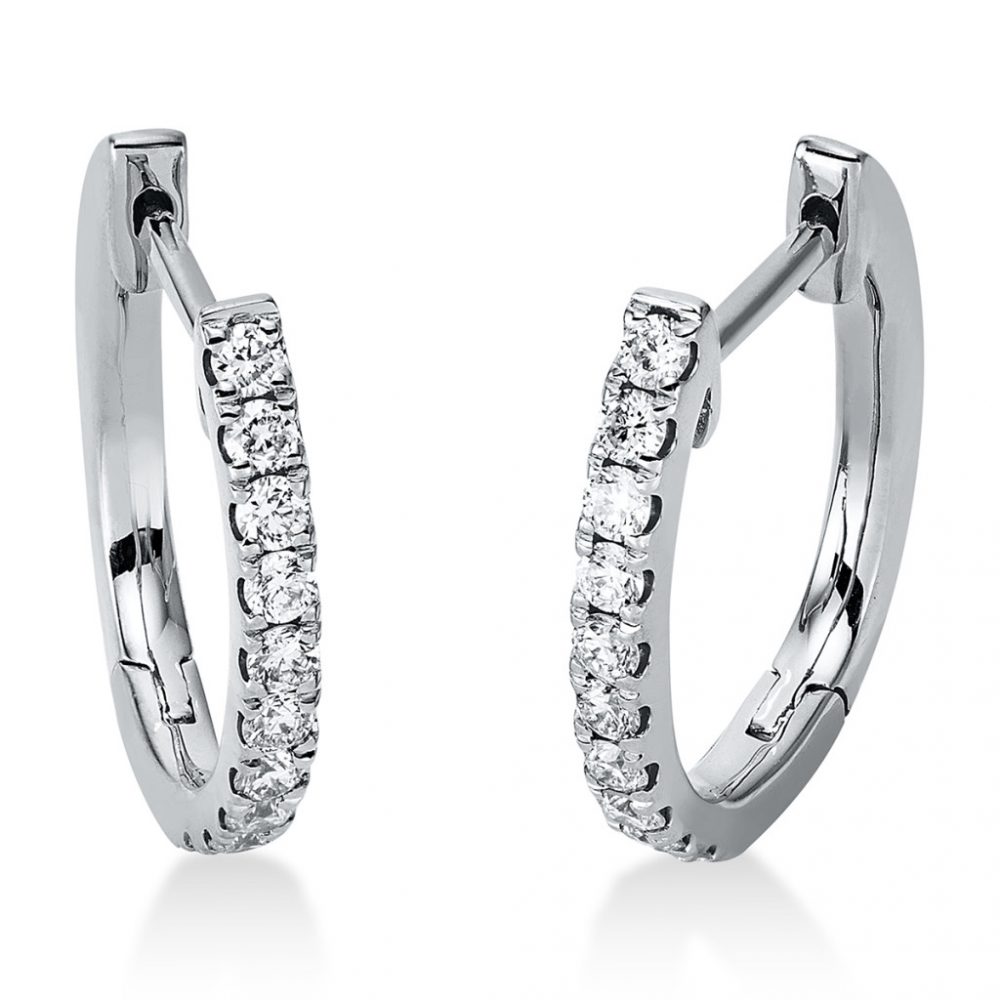 Whitegold Diamond Earrings